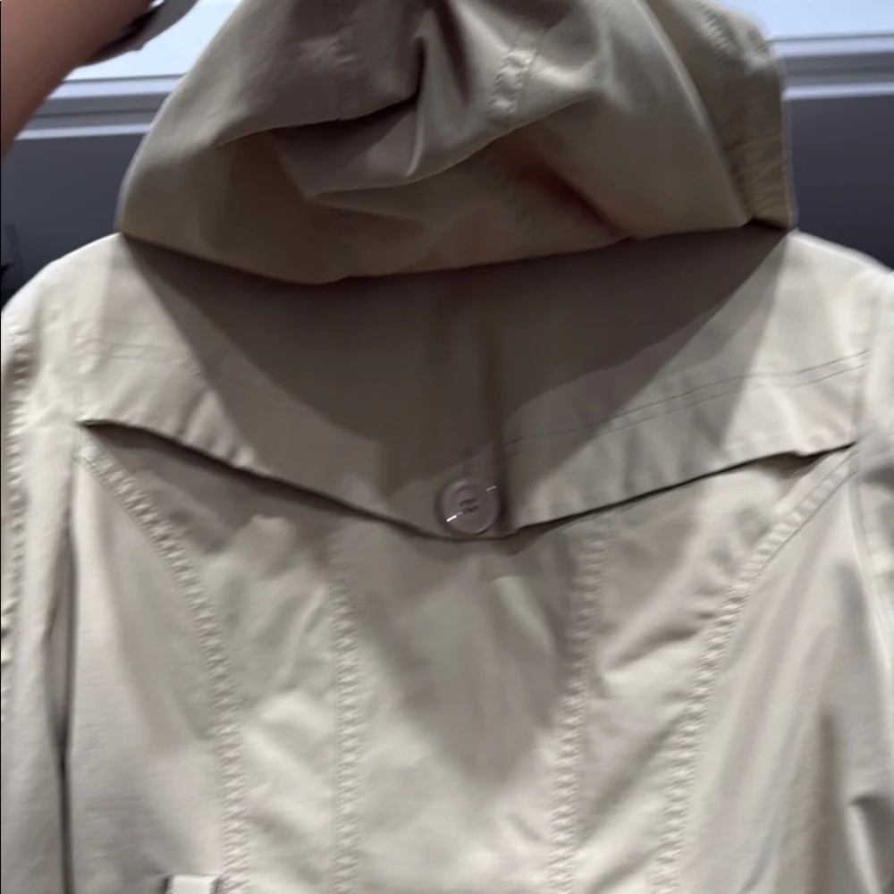 New York & Company Beige Trench Coat - Picture 7 of 12